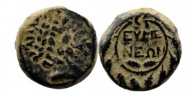 PHRYGIA, Eumenia. Circa 2nd Century BC. AE
Laureate head of Zeus right / EΨME/NEΩN all within wreath. 
SNG von Aulock -; SNG Copenhagen 377 var. 
Seco...
