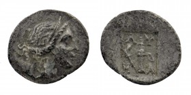 Lycian League, ca 48-23 BC. AR 1/4 Drachm. AR
Head of Artemis right /quiver, palm branch to left
0,90 gr. 14 mm