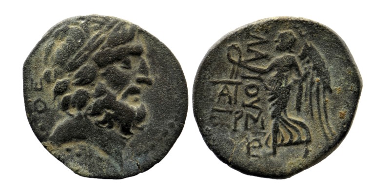 CILICIA. Elaioussa Sebaste. Ae (1st century BC)
Obv: Laureate head of Zeus right...