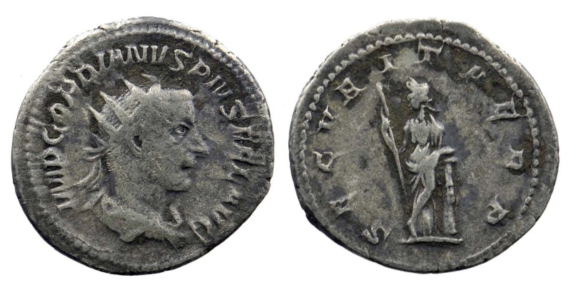 Gordianus III (238-244 AD). AR Antoninianus 
4,13 gr. 24 mm