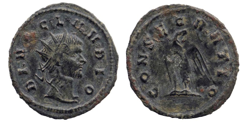 CLAUDIUS II, GOTHICUS, 268-270 AD. AE Rome Antoninianus 
2,79 gr. 23 mm