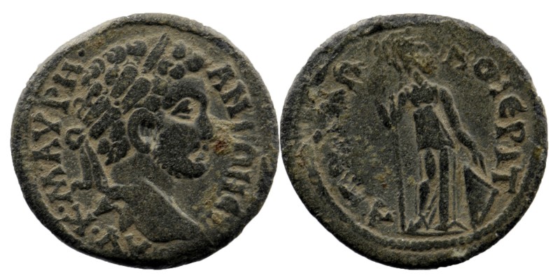 LYDIA, Apollonos-Hieron. Caracalla, 198-217 AE
Obv: AV K M AVPH ANTΩNЄI / Laurea...
