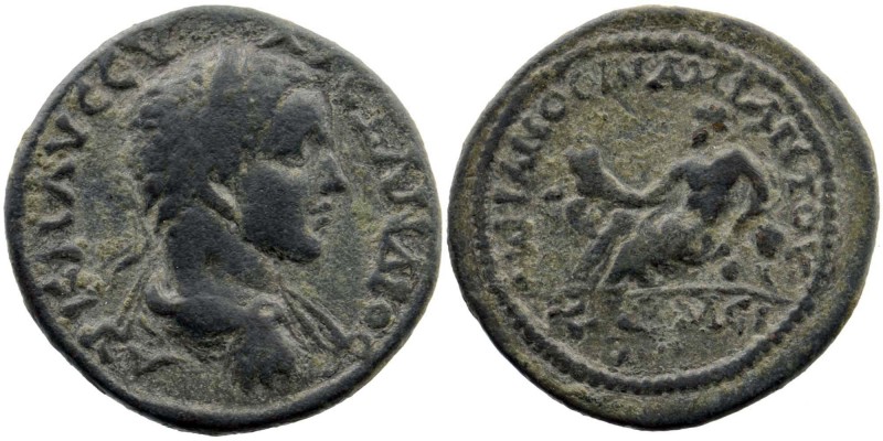 PHRYGIA. Philomelium. Severus Alexander (222-235). Ae.
Obv: ΑΥ Κ Μ ϹƐΥ ΑΛƐΞΑΝΔΡΟ...