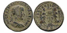 Pisidia.Antioch, Gordian III AD 238-244. AE 
laureate, draped and cuirassed bust right 
Rev: two figures of Victory setting shield on palm inscribed,t...