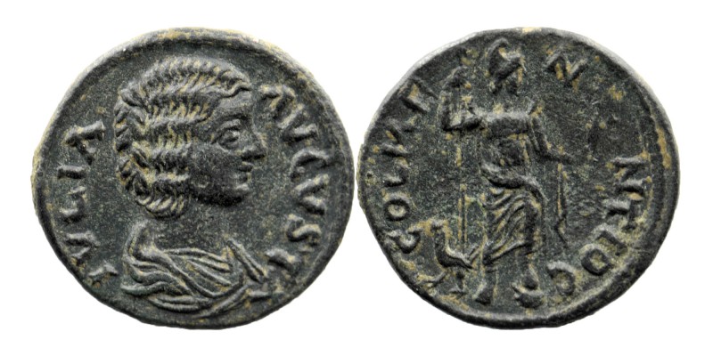 PISIDIA. Antioch. Julia Domna (Augusta, 193-217). Ae
Draped bust right.
Rev: M...