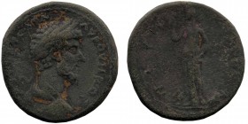PAMPHYLIA, Perge. Lucius Verus. AD 161-169. AE
Obv: laureate-headed bust of Lucius Verus wearing cuirass and paludamentum right.
Rev: Aphrodite standi...