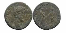 PONTUS. Amasea. Marcus Aurelius (161-180). Ae
Laureate, draped and cuirassed bust right.
Rev: Marcus Aurelius and Lucius Verus standing facing one ano...