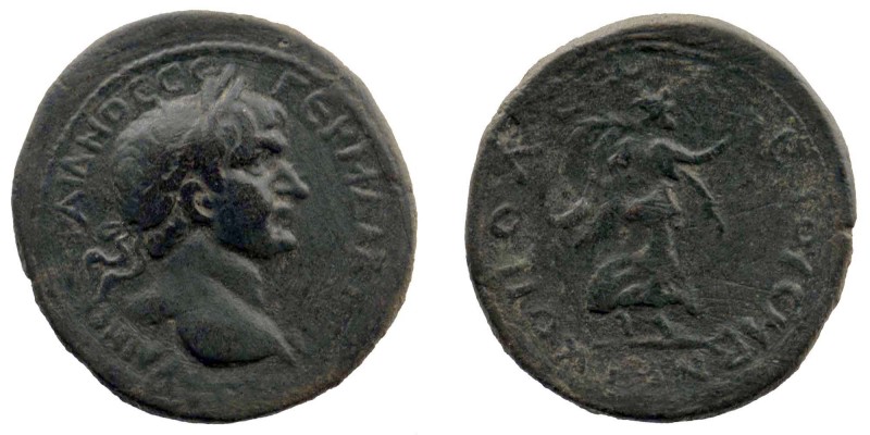 PONTOS. Nikopolis. Trajan, 98-117 AD. AE Dated CY 42 (112/3 AD)
Obv: AVT KAIC NЄ...