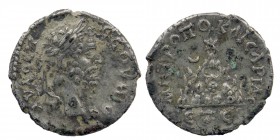 Cappadocia, Caesarea-Eusebia. Septimius Severus (193-211) Ar Drachm
Laureate head right
Rev: Mt. Argaeus surmounted by star. 
Sydenham, Caesarea 388; ...