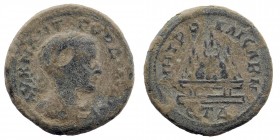 CAPPADOCIA. Caesarea. Gordian III (238-244). Ae.
Laureate, draped and cuirassed bust right.
Mt. Argaeus set upon altar.
Sydenham 608 var. (obv. legend...