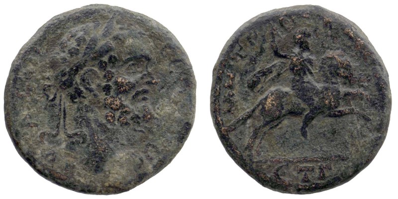 Cappadocia, Caesarea. Septimius Severus. A.D. 193-211. AE
 Laureate head of Sept...