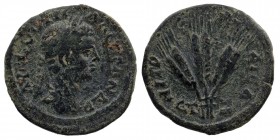 Cappadocia, Caesarea. Severus Alexander. A.D. 222-235
laureate head right
Rev: Three grain-ears
Sydenham 596
5,91 gr. 22 mm