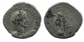 Hadrian (117-138), Hemidrachm, Cappadocia: Caesarea, AD 121-122, AR
laureate, draped and cuirassed bust right
Rev. Nike advancing r., holding palm bra...
