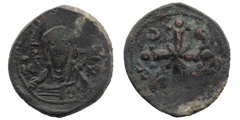 Anonymous Follis Ca. 1078-1081. AE 
Constantinople mint.
5,62 gr. 23 mm