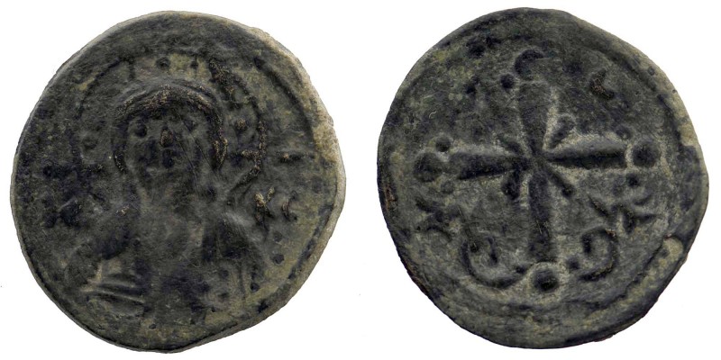 Anonymous Follis Ca. 1078-1081. AE 
Constantinople mint.
4,06 gr. 22 mm