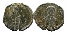 Constantine VII Porphyrogenitus 913-959 Constantinople
Obv: Crowned facing bust of Constantine, wearing loros and holding globus curciger surmounted b...