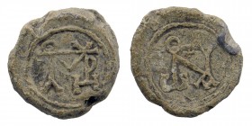Byzantine Curiform Lead seals.
11,45 gr. 22 mm