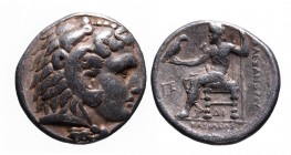 Kings of Macedonia, in the name of Alexander III the Great, 336-323 BC, posthumous issue, struck under Demetrius Poliorketes, Salamis Mint, ca. 306-30...