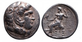 Kings of Macedonia, in the name of Alexander III the Great, 336-323 BC, posthumous issue, struck under Seleukos I Nikator, Ekbatana Mint, ca. 311-295 ...