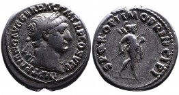 Traianus AD 98-117, Rome Mint, AD 103-104.
Laureate head of Traianus right, with drapery on the left shoulder, IMP TRAIANO AVG GER DAC PM TRP COS V PP...