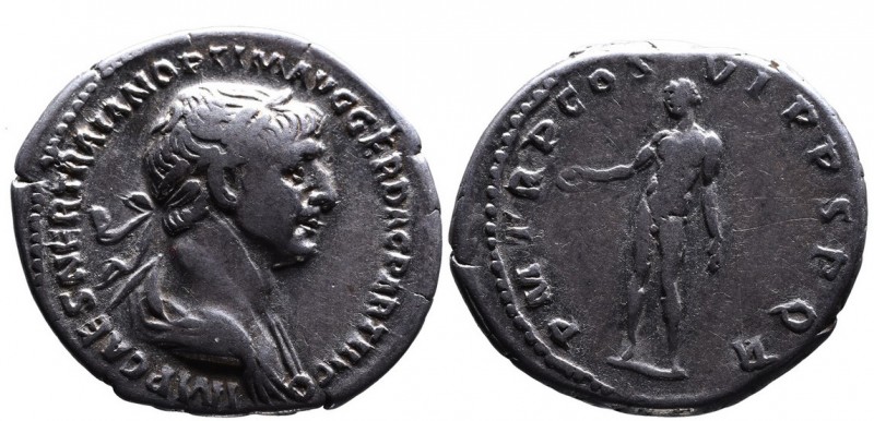 Traianus AD 98-117, Rome Mint, AD 114-117.
Laureate and draped bust of Traianus ...