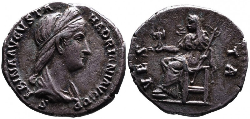 Sabina, Rome Mint, ca. AD 126-138.
Diademed and draped bust of Sabina right, SAB...