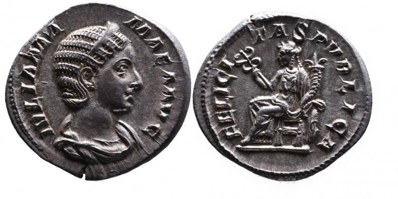 Julia Mamaea AD 222-235, Rome Mint, ca. AD 230.
Diademed and draped bust of Juli...