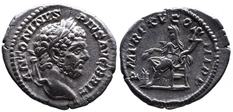 Caracalla AD 198-217, Rome Mint, AD 213-217.
Laureate head of Caracalla right, A...