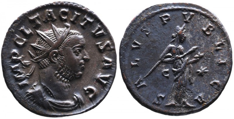 Tacitus AD 275-276 AD, Lugdunum Mint, May-June AD 276.
Radiate, cuirassed and dr...