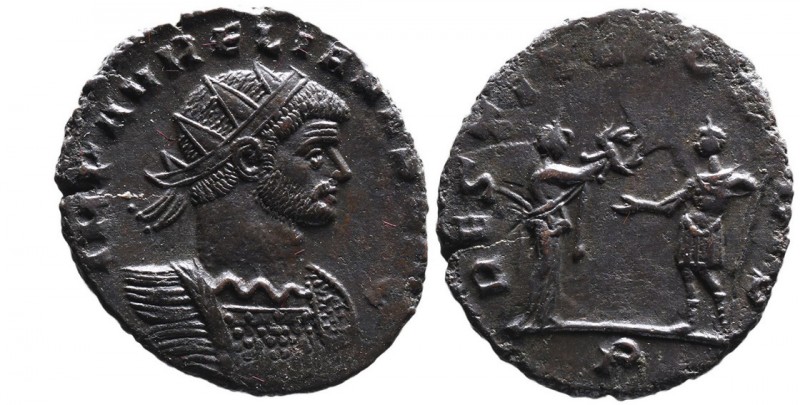 Aurelianus AD 270-275, Mediolanum Mint, ca. AD 272-274.
Radiate and cuirassed bu...