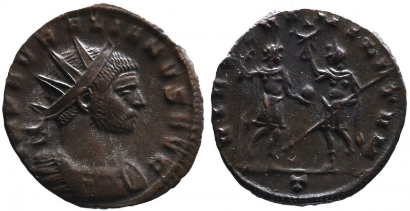 Aurelianus AD 270-275, Mediolanum Mint, ca. AD 271-272.
Radiate and cuirassed bu...