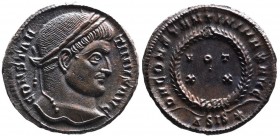 Constantine I the Great AD 307-337, Siscia Mint, ca. AD 320-321.
Laureate head of Constantinus I right, CONSTANTINVS AVG;
VOT_XX within wreath, DN CON...