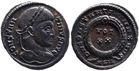 Constantine I the Great AD 307-337, Siscia Mint, ca. AD 320.
Laureate head of Constantinus I right, CONSTANTINVS AVG;
VOT_XX within wreath, DN CONSTAN...