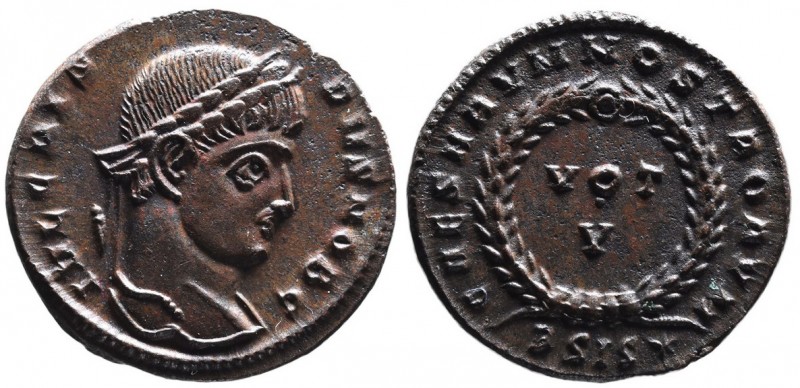 Crispus AD 317-326, as caesar, Siscia Mint, ca. AD 320-321.
Laureate head of Cri...