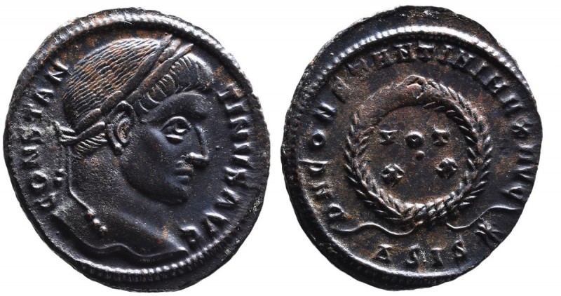 Constantine I the Great AD 307-337, Siscia Mint, ca. AD 320-321.
Laureate head o...