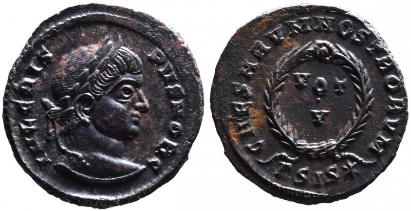 Crispus AD 317-326, as caesar, Siscia Mint, ca. AD 320-321.
Laureate head of Cri...