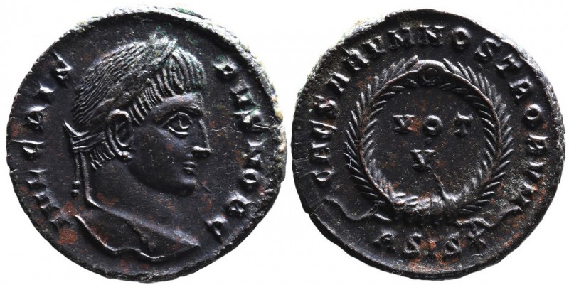 Crispus AD 317-326, as caesar, Siscia Mint, ca. AD 320-321.
Laureate head of Cri...