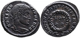 Constantine I the Great AD 307-337, Ticinum Mint, ca. AD 320-321.
Laureate head of Constantinus I right, CONSTANTINVS AVG;
VOT_XX within wreath, DN CO...