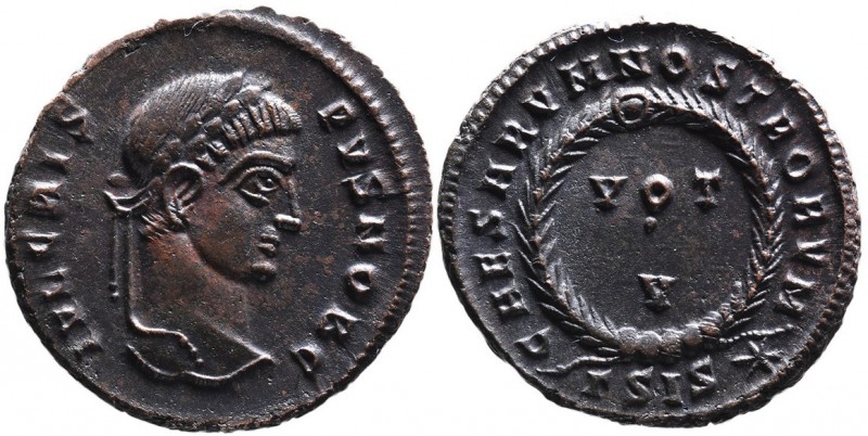 Crispus AD 317-326, as caesar, Siscia Mint, ca. AD 320-321.
Laureate head of Cri...