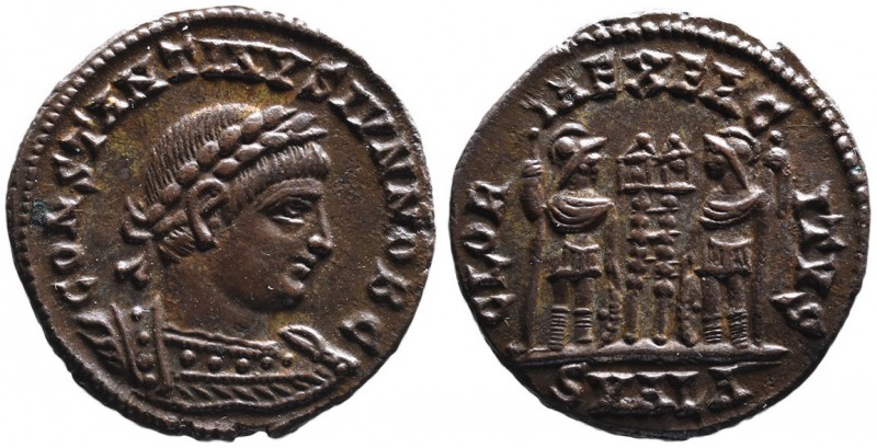 Constantine II AD 317-340, as caesar, Alexandria Mint, ca. AD 330-335.
Laureate ...