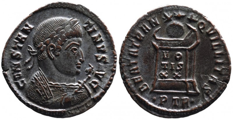 Constantine I the Great AD 307-337, Trier Mint, ca. AD 322-323.
Laureate bust of...