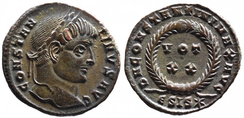 Constantine I the Great AD 307-337, Siscia Mint, ca. AD 320-321.
Laureate head o...