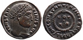Constantine I the Great AD 307-337, Thessalonica Mint, ca. AD 320-321.
Laureate head of Constantinus I right, CONSTANTINVS AVG;
VOT_XX within wreath, ...