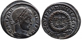 Constantine I the Great AD 307-337, Ticinum Mint, ca. AD 320-321.
Laureate head of Constantinus I right, CONSTANTINVS AVG;
VOT_XX within wreath, DN CO...