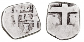 MONARQUÍA ESPAÑOLA
FELIPE V
Real. AR. Potosí (Y) (1722) 1,67 g. CAL.1650. BC-/RC