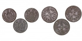 MONEDAS EXTRANJERAS
BORNEO BRITÁNICO
Lote de 3 monedas. AE. Cent 1886, 1888 y 1889. KM.2. MBC- a BC+