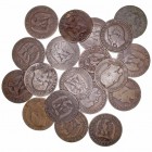 MONEDAS EXTRANJERAS
FRANCIA
Napoleón III. AE. Lote de 19 monedas. 5 Céntimos. Cecas y años variados. Examinar. MBC- a BC-