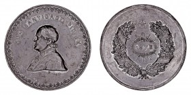 MEDALLAS
VATICANO
AE-44. Pío IX, 1878. Grabador Preyer. 35,61 g. El metal es estaño o alguna aleación similar. MBC