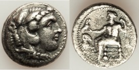 MACEDONIAN KINGDOM. Alexander III the Great (336-323 BC). AR tetradrachm (25mm, 16.41 gm, 11h). VF. Lifetime or early posthumous issue of Damascus, ca...