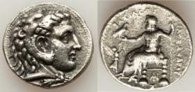 MACEDONIAN KINGDOM. Alexander III the Great (336-323 BC). AR tetradrachm (28mm, 16.84 gm, 11h). VF. Posthumous issue of Tarsus, ca. 323-317 BC. Head o...